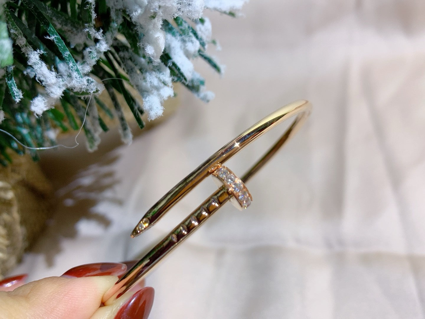 [Glimmer]JUSTE BRACELET 2.5MM DIAMONDS
