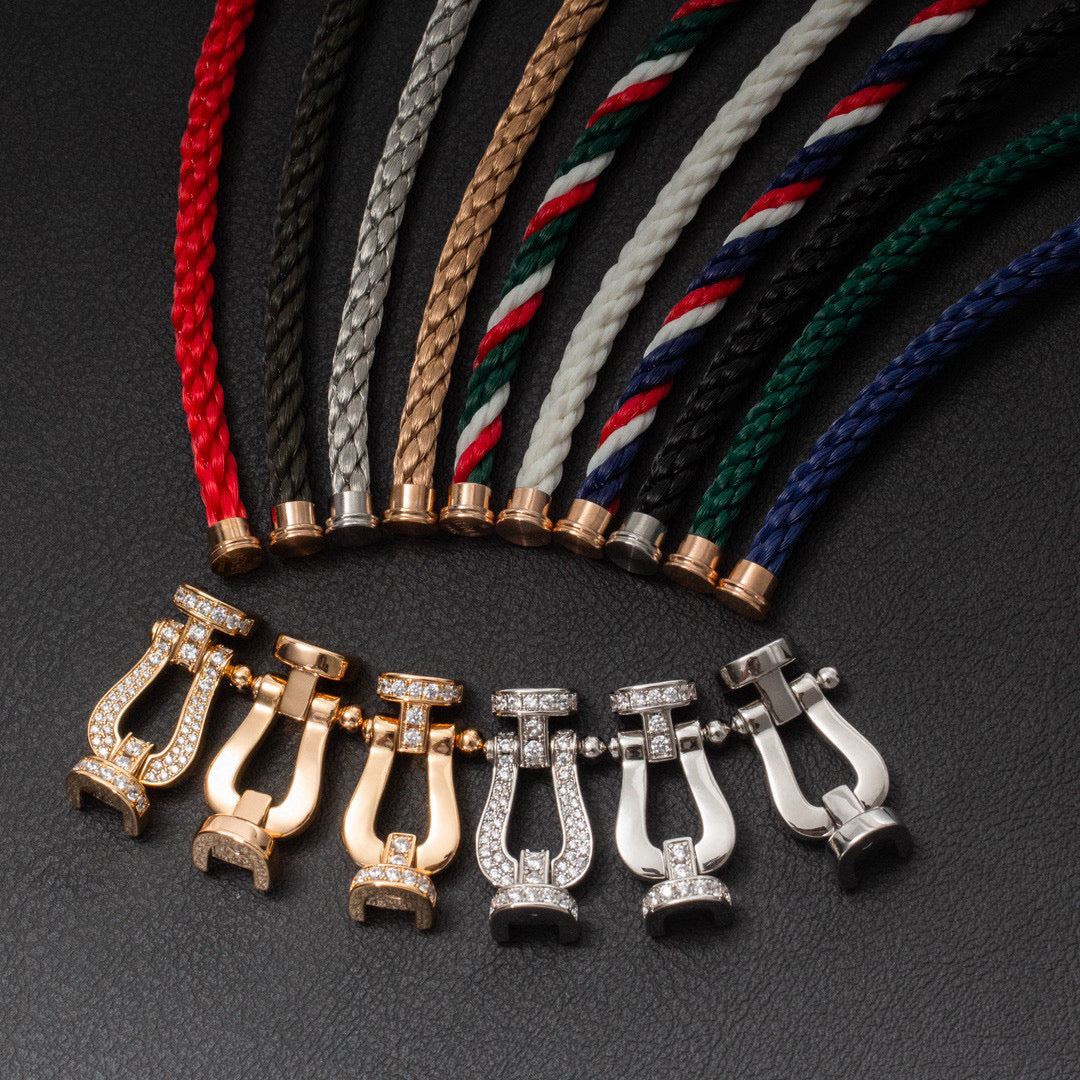 [Glimmer]FORCE LARGE HORSESHOE NO DIAMOND BRACELET GOLD