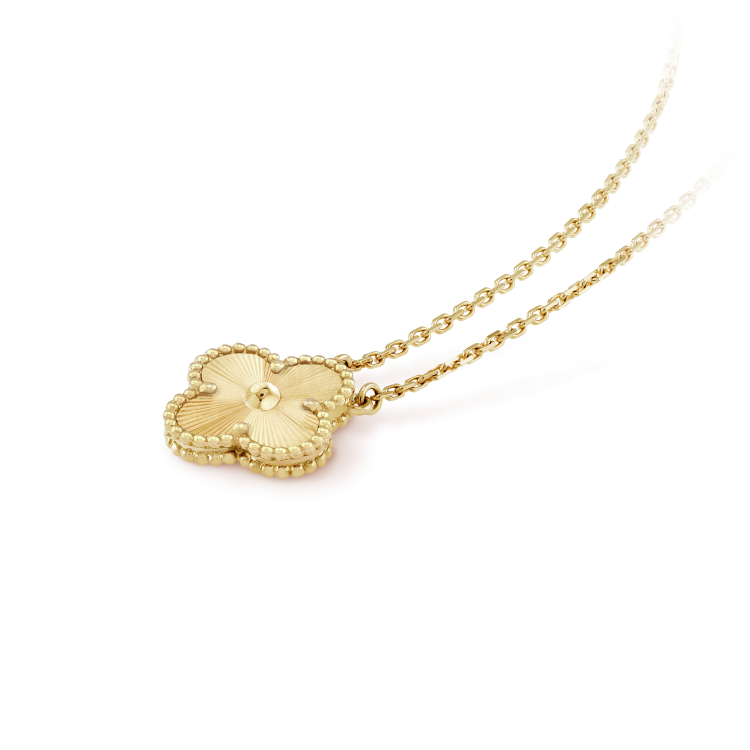 [Glimmer]CLOVER 15MM LASER NECKLACE