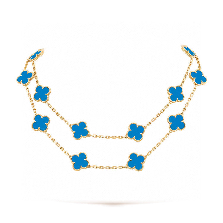 [Glimmer]CLOVER 20 MOTIFS TURQUOISE GOLD