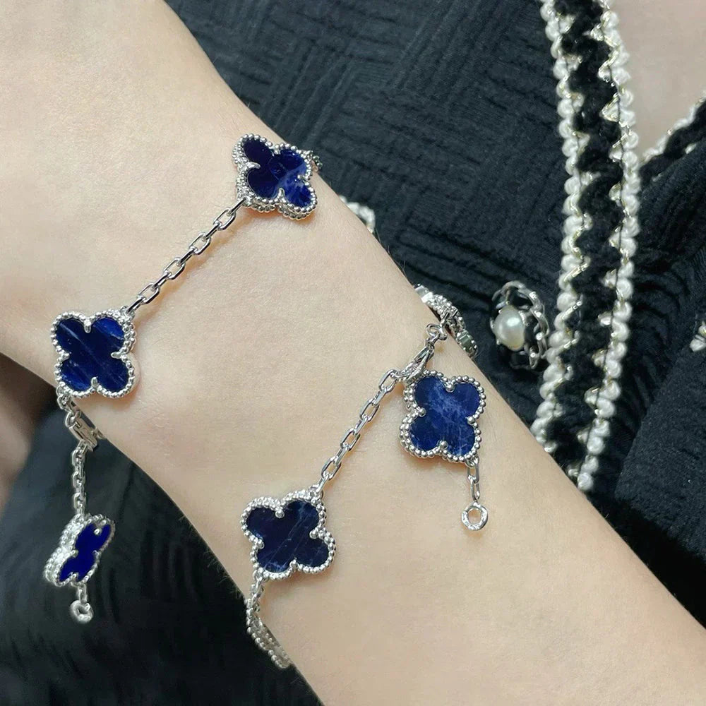 [Glimmer]CLOVER 5 MOTIF PIETERSITE BRACELET COLLECTION
