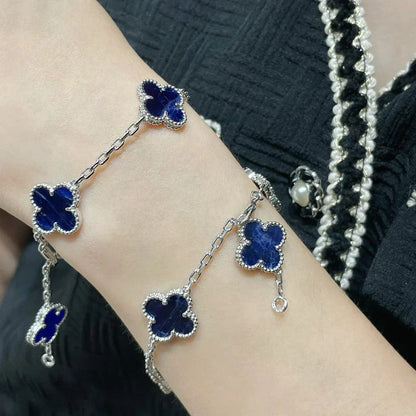 [Glimmer]CLOVER 5 MOTIF PIETERSITE BRACELET COLLECTION