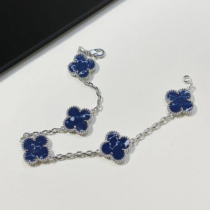 [Glimmer]CLOVER 5 MOTIF PIETERSITE BRACELET COLLECTION