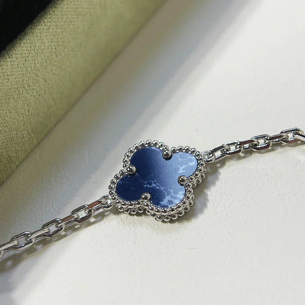 [Glimmer]CLOVER 5 MOTIF PIETERSITE BRACELET COLLECTION