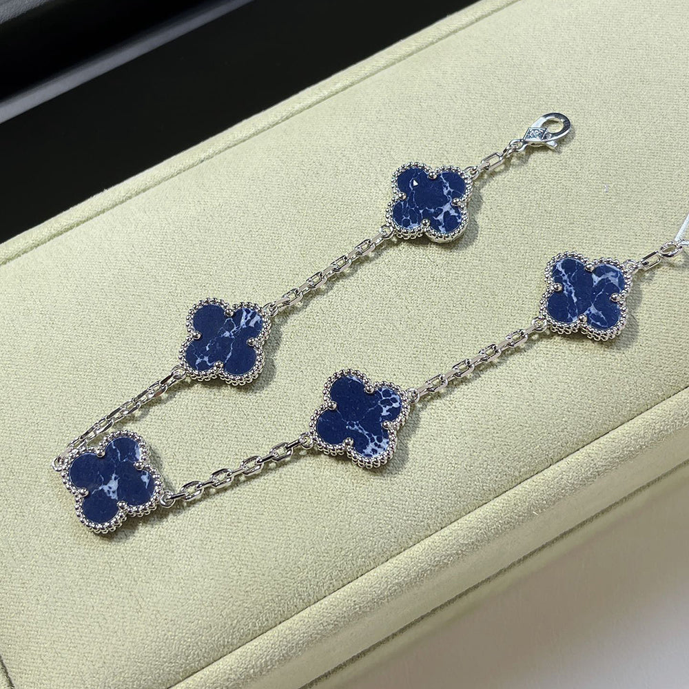 [Glimmer]CLOVER 5 MOTIF PIETERSITE BRACELET COLLECTION