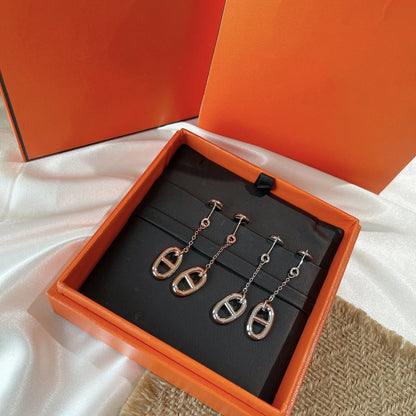[Glimmer]CHAINE TASSEL EARRINGS