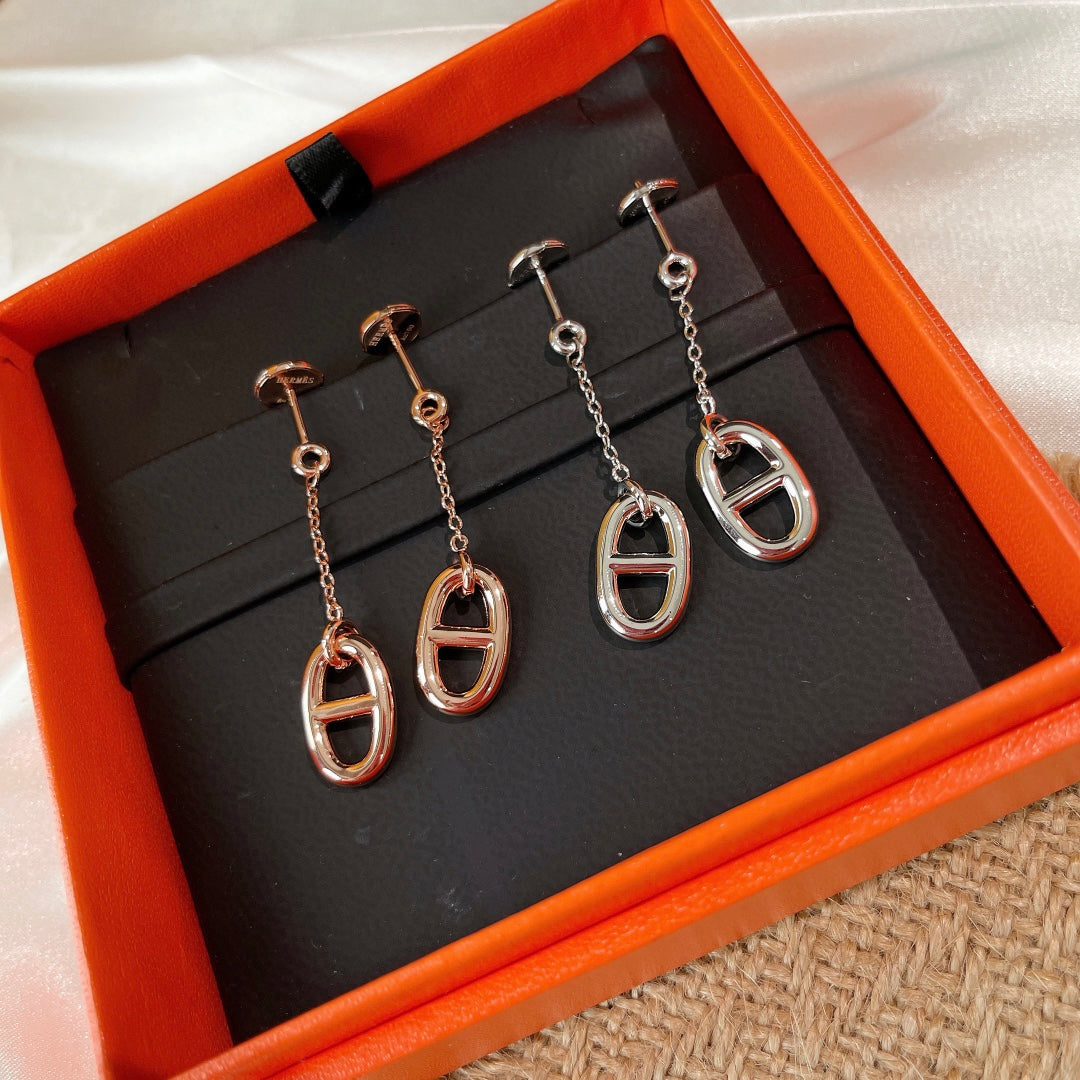 [Glimmer]CHAINE TASSEL EARRINGS
