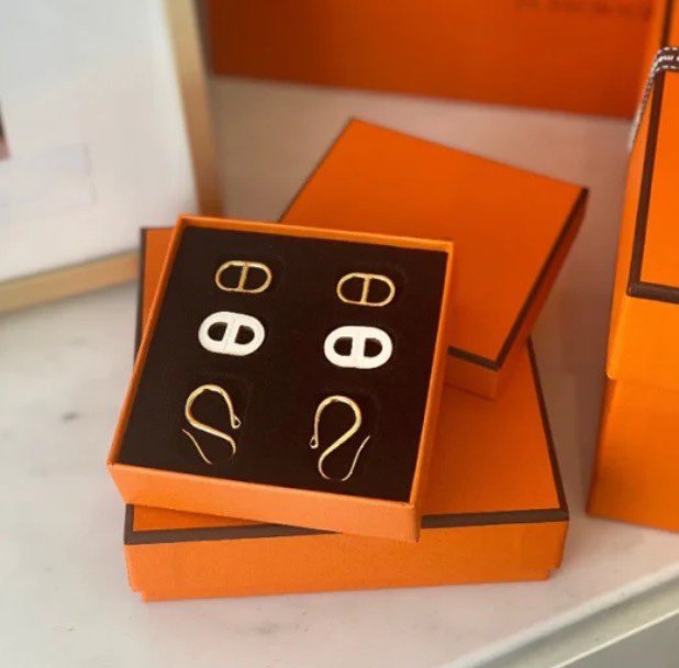 [Glimmer]HM O'MAILLON GOLD EARRINGS