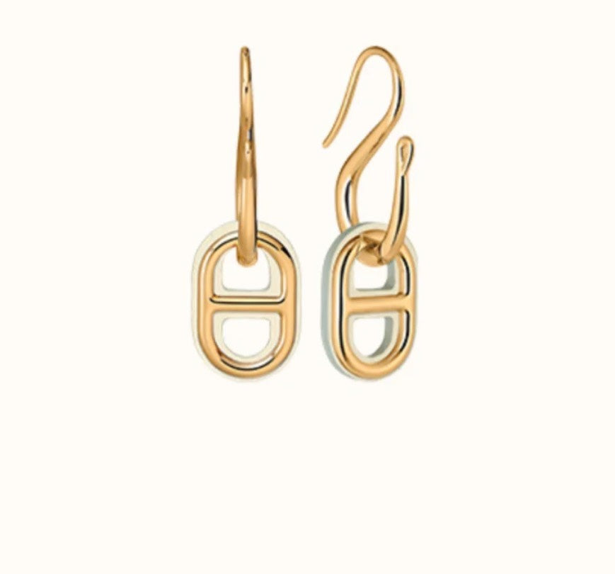 [Glimmer]HM O'MAILLON GOLD EARRINGS