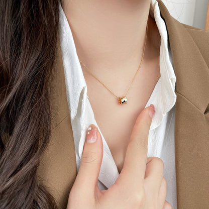 [Glimmer]BEE MINI PEDANT DIAMOND NECKLACE