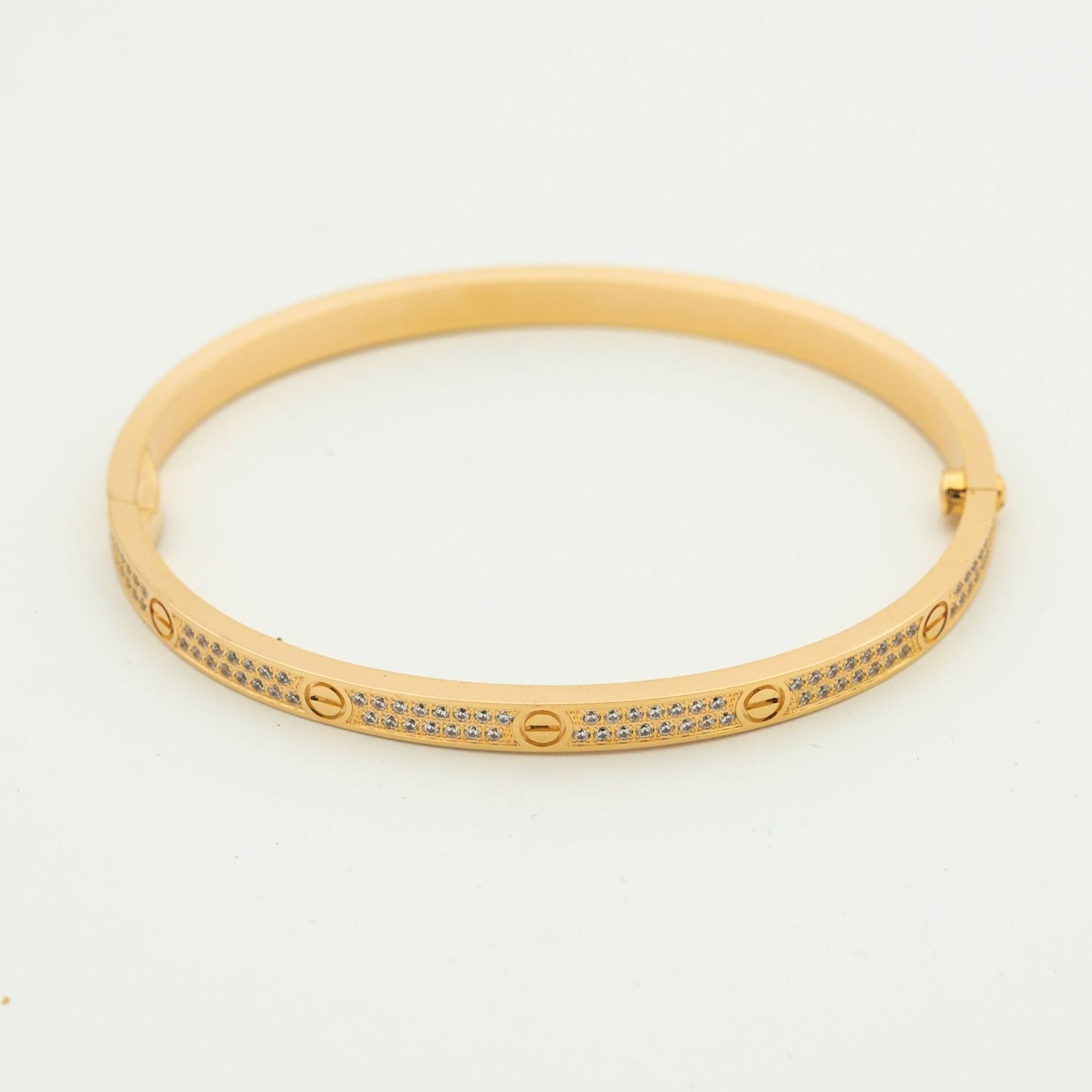 [Glimmer]LOVE BRACELET 3.65MM DIAMOND-PAVED