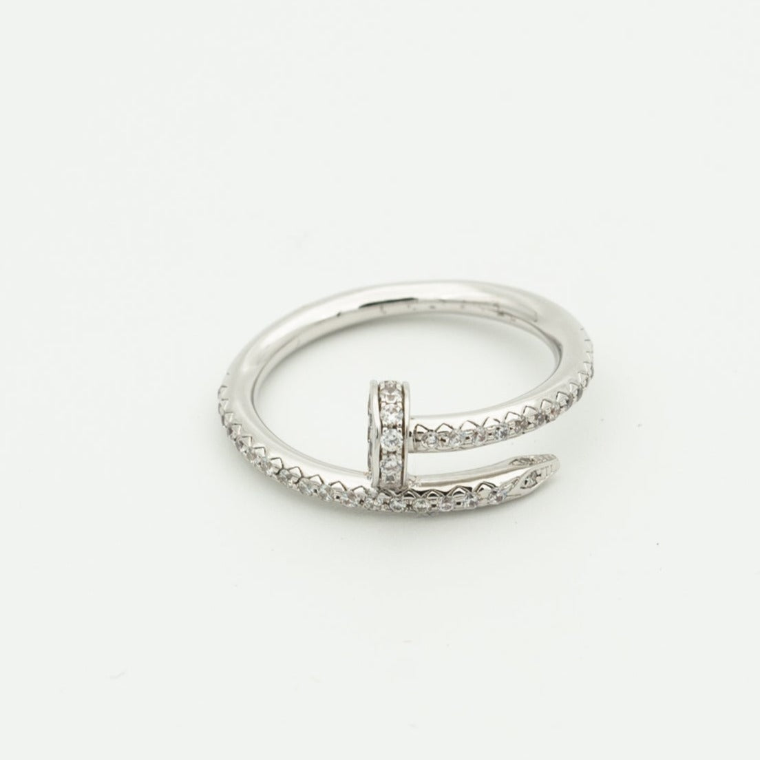 [Glimmer]JUSTE RING 1.8MM SILVER DIAMONDS