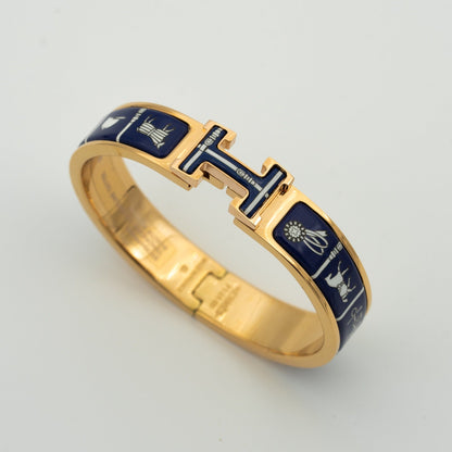 [Glimmer]H BRACELET BLUE CERAMIC
