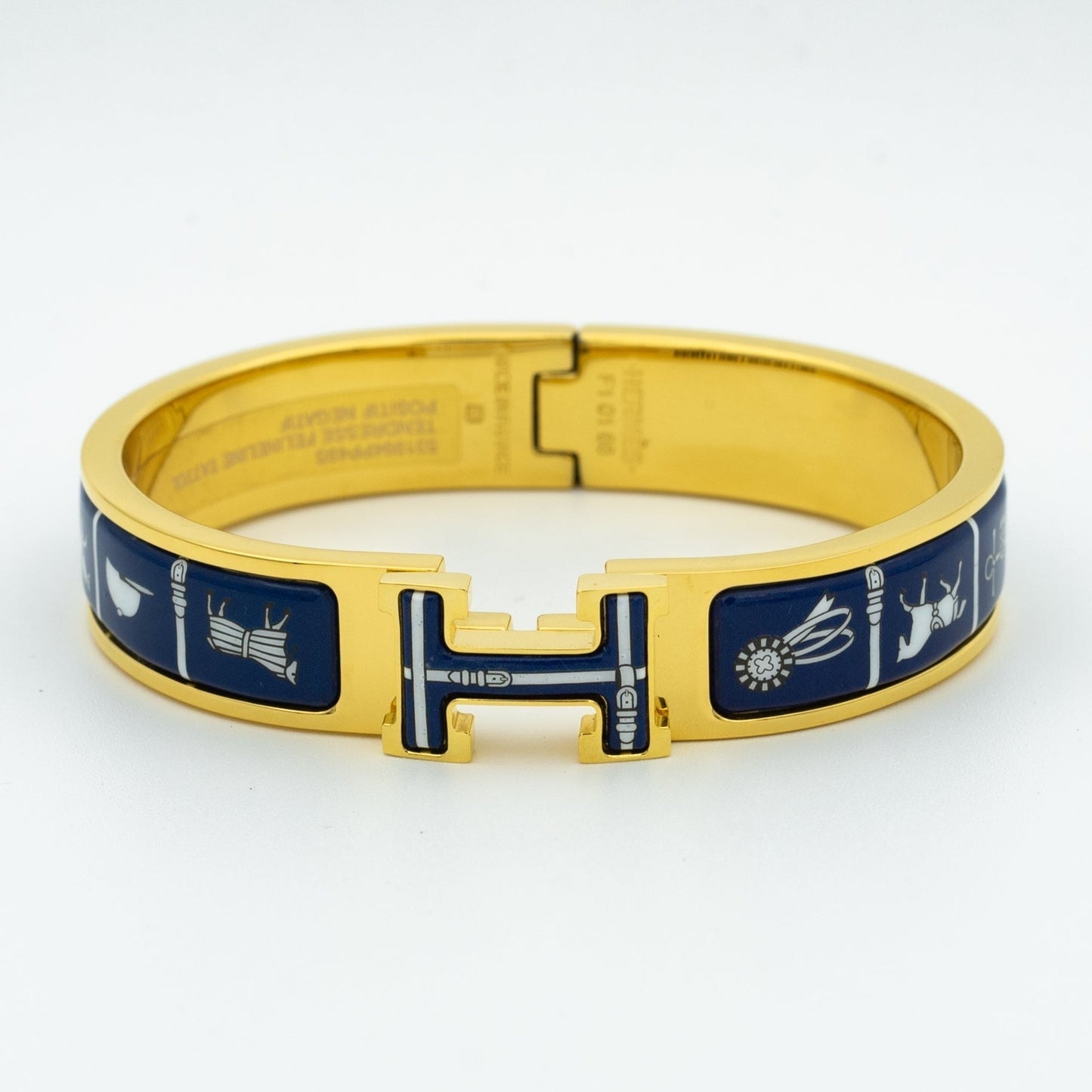 [Glimmer]H BRACELET BLUE CERAMIC