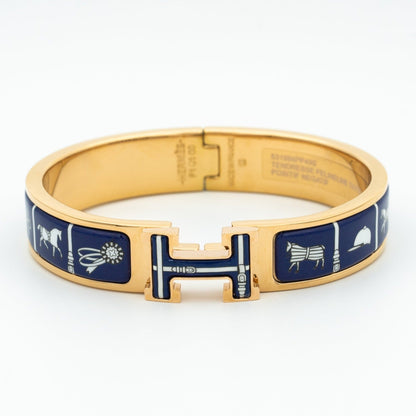 [Glimmer]H BRACELET BLUE CERAMIC