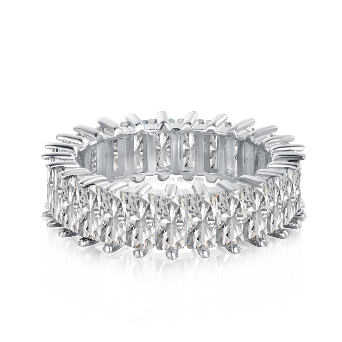 [Glimmer Jewelry]Unique Colorful Radiant Cut RIng