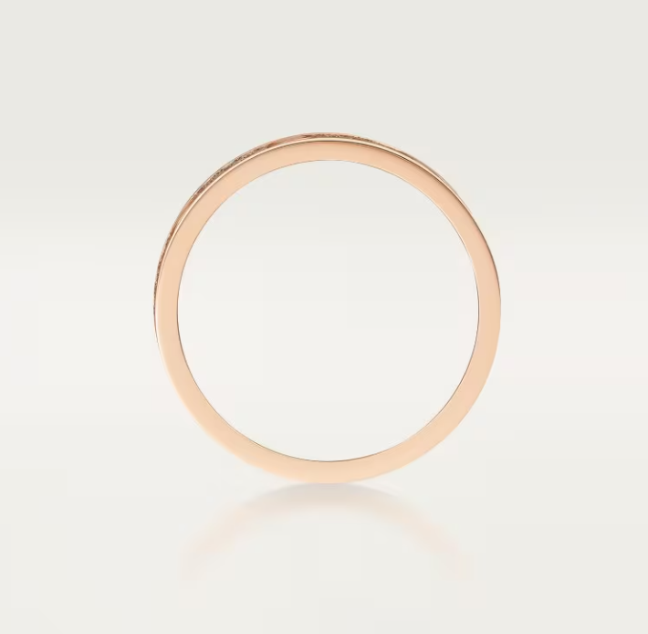 [Glimmer]LOVE RING 幅4mm フルダイヤリング グリマーゴールド
