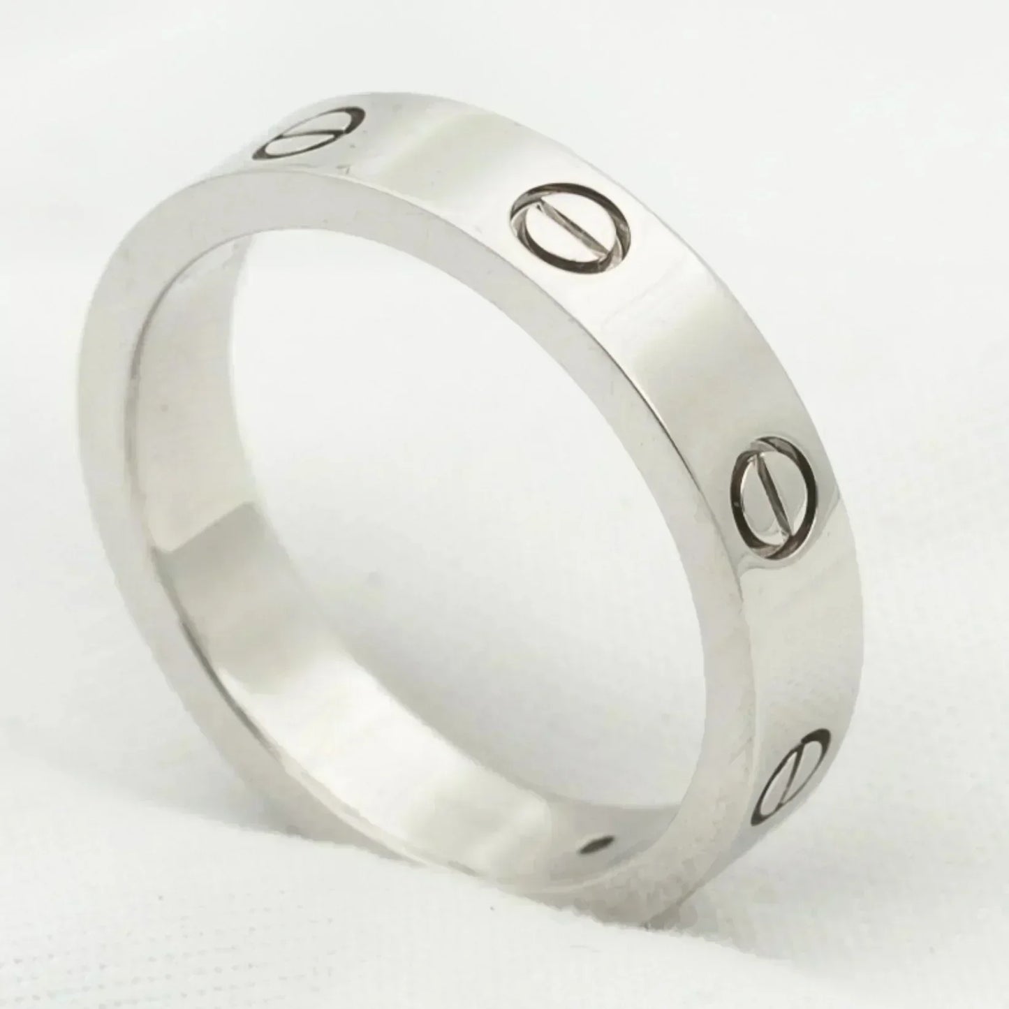 [Glimmer]LOVE RING 4MM 1 DIAMOND SILVER