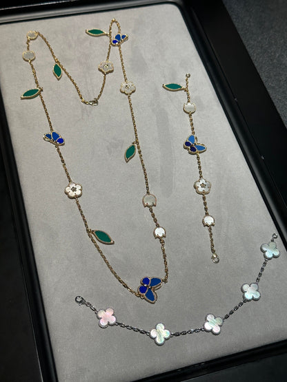 [Glimmer] 2026 NEW CLOVER 15 MOTIFS LUCKY NECKLACE