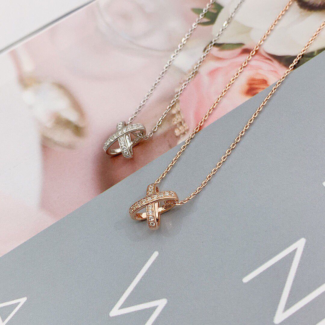 [Glimmer]JEUX DE DIAMOND NECKLACE