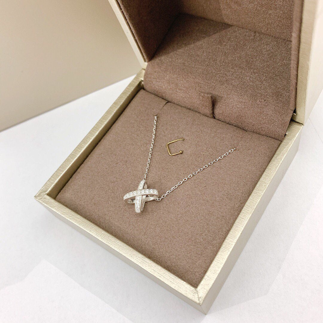 [Glimmer]JEUX DE DIAMOND NECKLACE