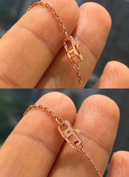 [Glimmer]BLOSSOM PENDANT PINK GOLD AND DIAMOND
