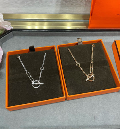 [Glimmer]HM STERLING CHAINE D'ANCRE HEART