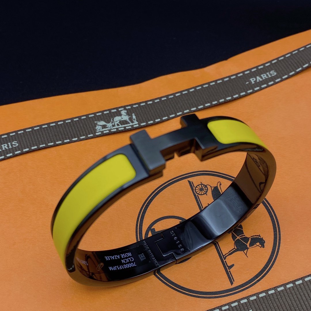 [Glimmer]CLIC HM SO BLACK YELLOW BRACELET