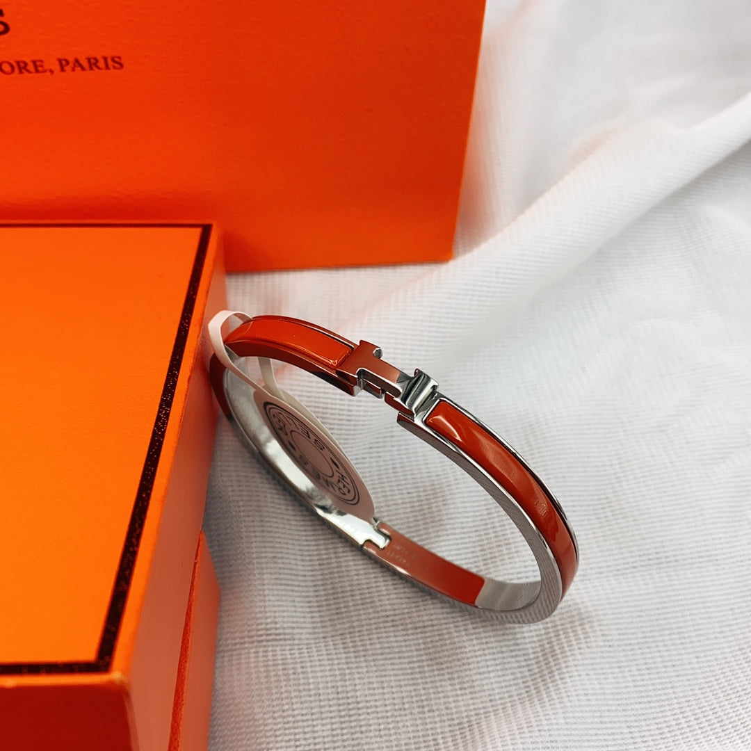 [Glimmer]CLASSIC HM CLIC RED 8MM ENAMEL BRACELET