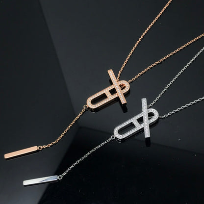[Glimmer]HM NECKLACE PLATINUM Glimmer GOLD DIAMOND
