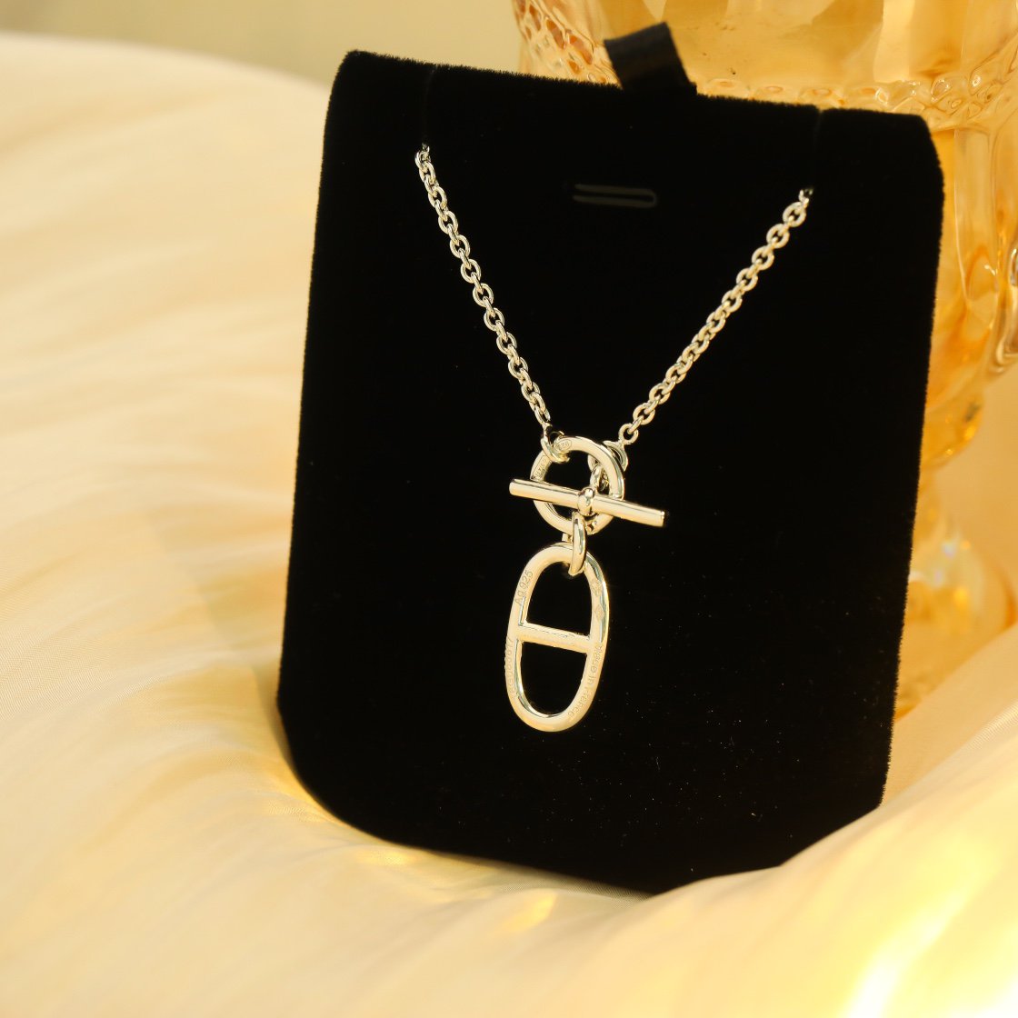 [Glimmer]HM CHAINE D'ANCRE PENDANT NECKLACE STERLING SILVER