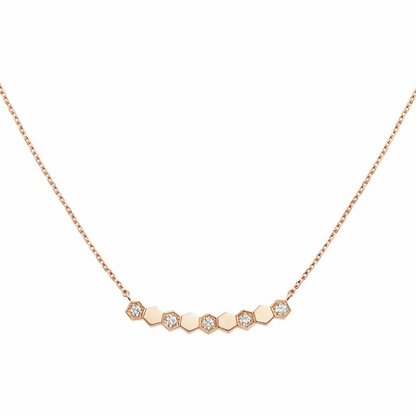 [Glimmer]BEE MY LOVE DIAMOND NECKLACE