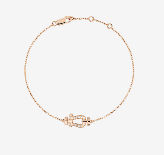 [Glimmer]FORCE 10 FULL DIAMOND BUCKLE CHAIN LINK MINI MODEL