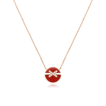 [Glimmer]JEUX DE Glimmer GOLD DIAMOND NECKLACE