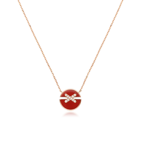 [Glimmer]JEUX DE Glimmer GOLD DIAMOND NECKLACE