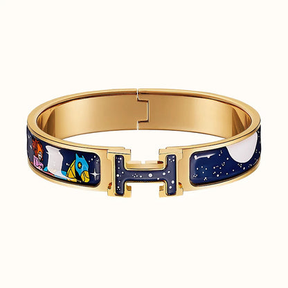 [Glimmer]H STAR AND MOON BRACELET 12MM