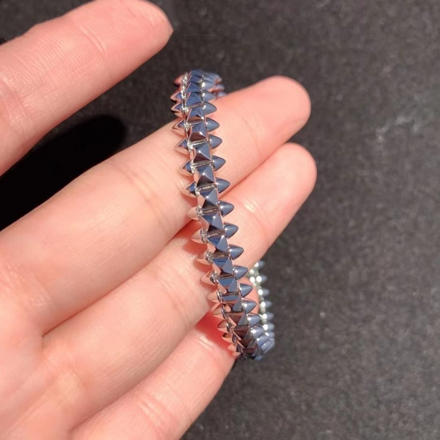 [Glimmer]CLASH SILVER BRACELET
