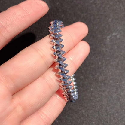 [Glimmer]CLASH SILVER BRACELET