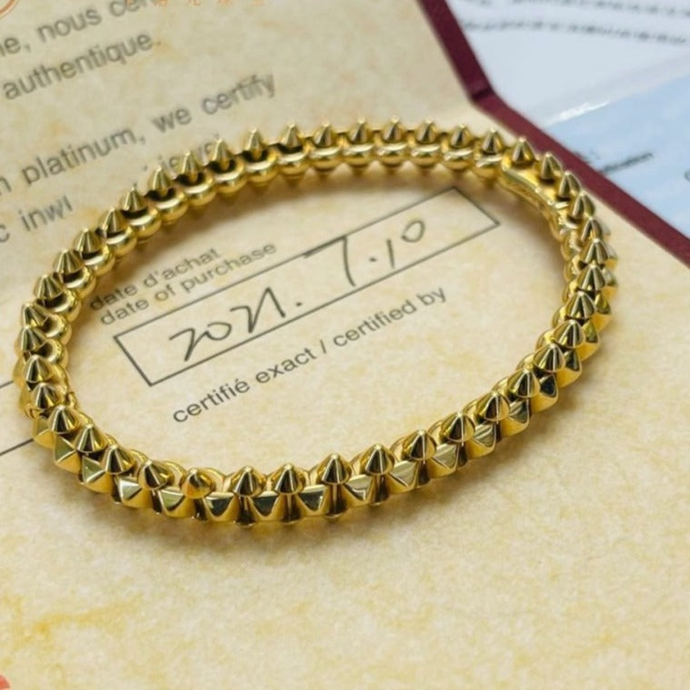 [Glimmer]CLASH GOLD BRACELET