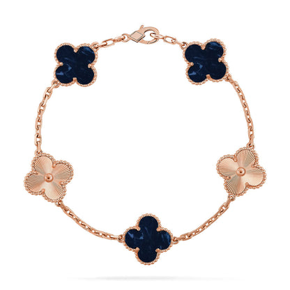 [Glimmer]CLOVER 5 MOTIF PIETERSITE BRACELET COLLECTION