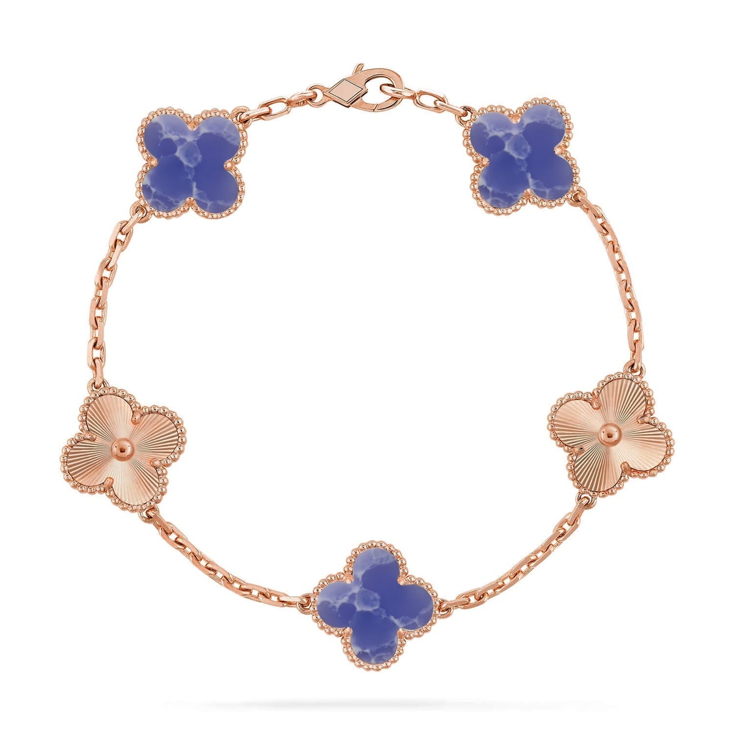 [Glimmer]CLOVER 5 MOTIF BLUE VEINS BRACELET COLLECTION