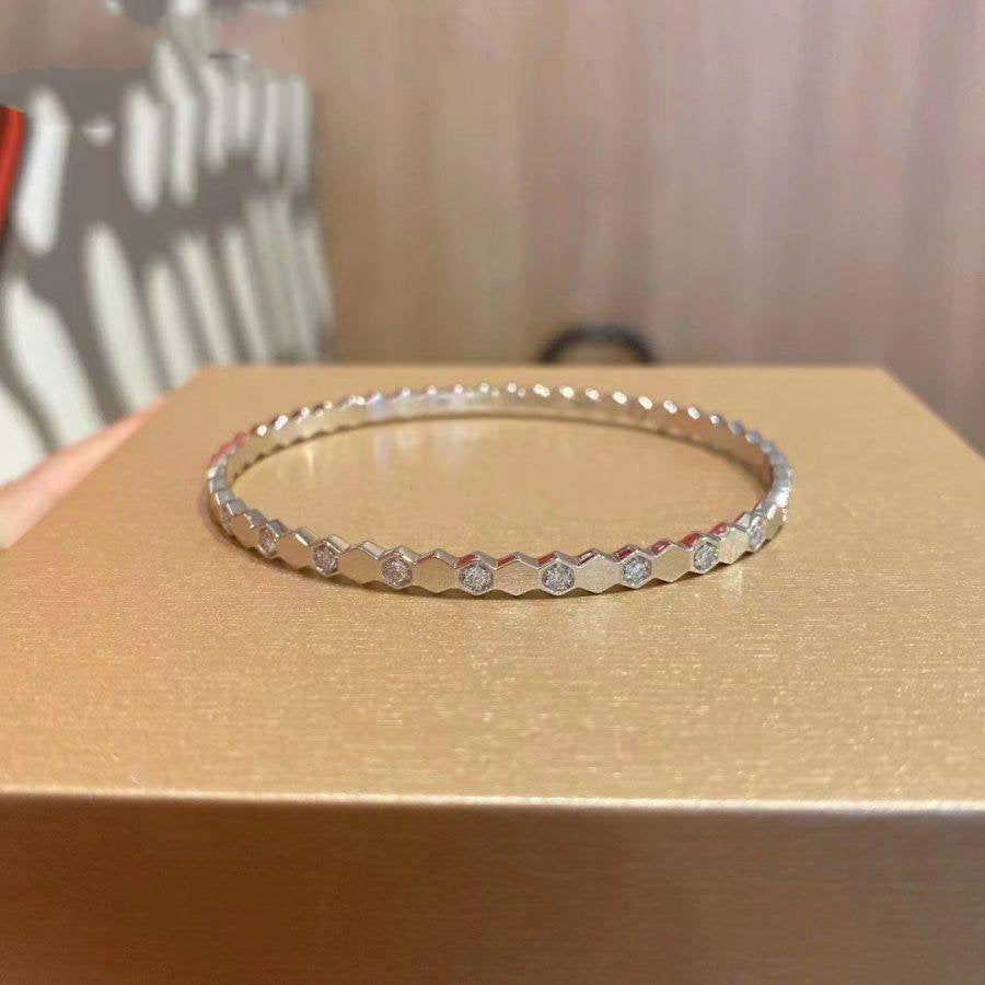 [Glimmer]BEE LOVE SILVER DIAMOND BRACELET