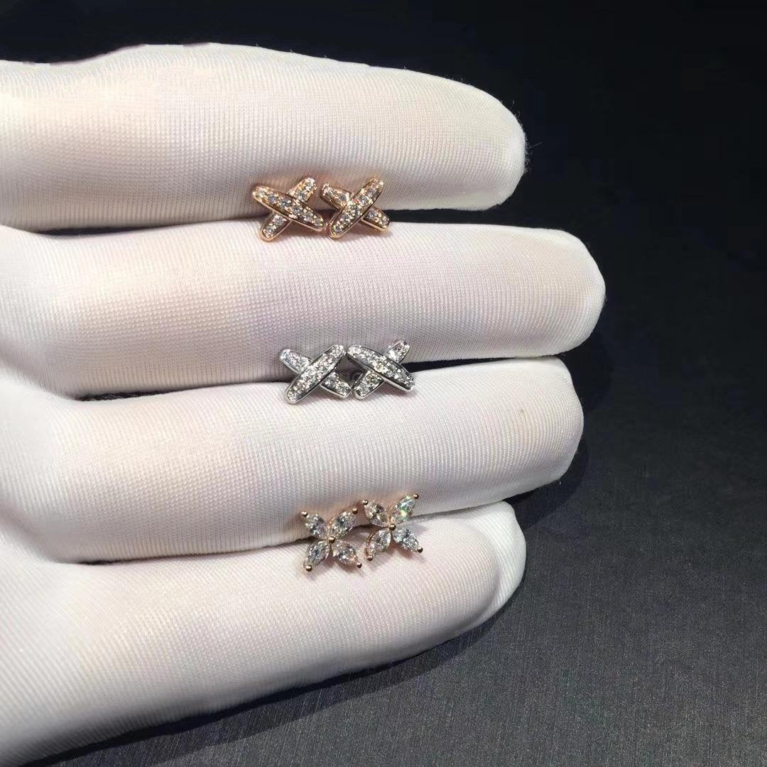 [Glimmer]JEUX DE DIAMOND EARRINGS