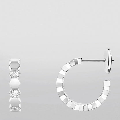 [Glimmer]Hollow Design Four-Leaf Clover Flower Shape Ring