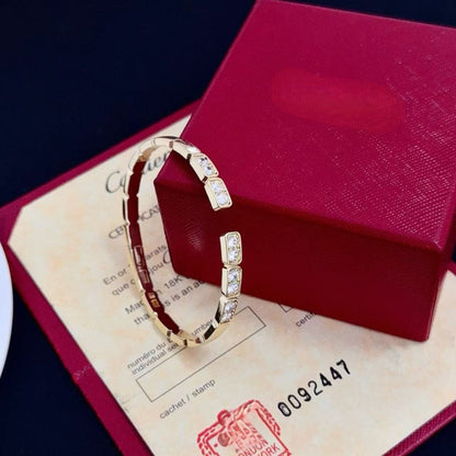 [Glimmer jewelrys]LOVE DIAMOND OPEN  BRACELET