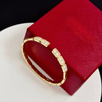 [Glimmer jewelrys]LOVE DIAMOND OPEN  BRACELET