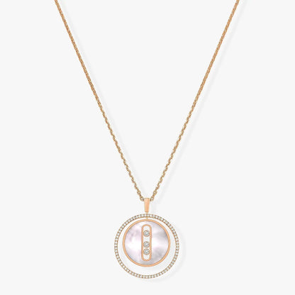 [Glimmer]Demo MOVE MM NACRE BLANCHE DIAMOND NECKLACE