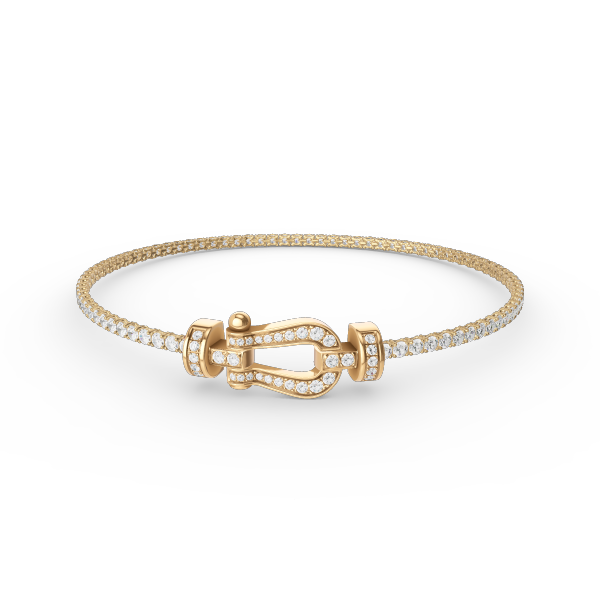 [Glimmer]FORCE  HORSESHOE  DIAMOND TENNIS BRACELET
