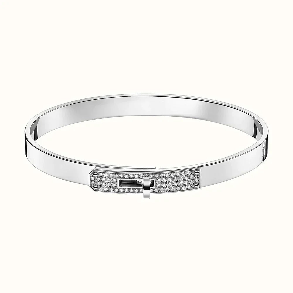 [Glimmer]KELLY SILVER DIAMOND BRACELET