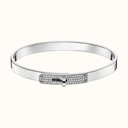 [Glimmer]KELLY SILVER DIAMOND BRACELET